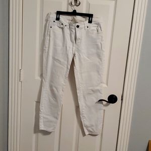 White J crew jeans